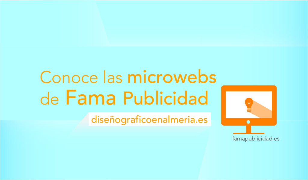 facebook microweb 01 2 - Conoce Fama Publicidad: Microweb de diseño gráfico en Almería